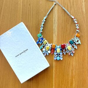 Vintage Susan Graver Multicolored Statement Necklace - New in Box
